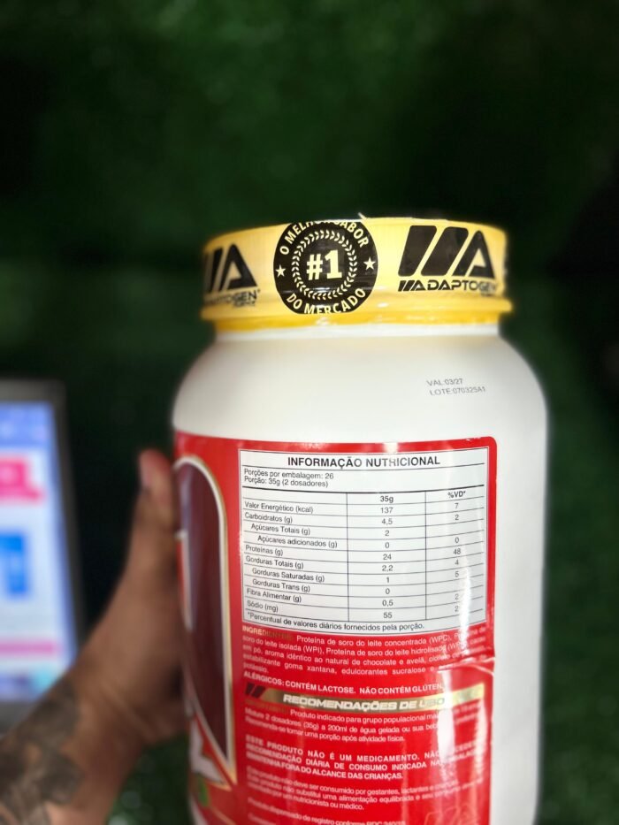Tasty Whey Adaptogen 900g Chocotelã - Imagem 2