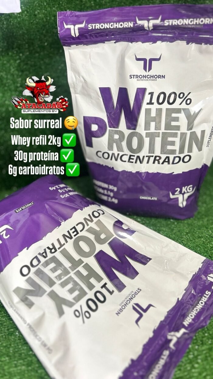 Whey 100% 2kg Morango