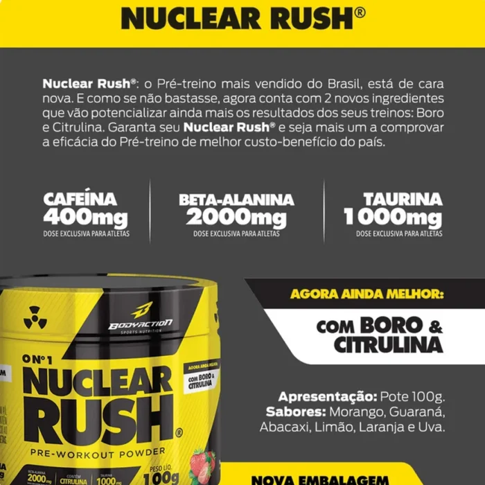 NUCLEAR RUSH 100G - Imagem 2