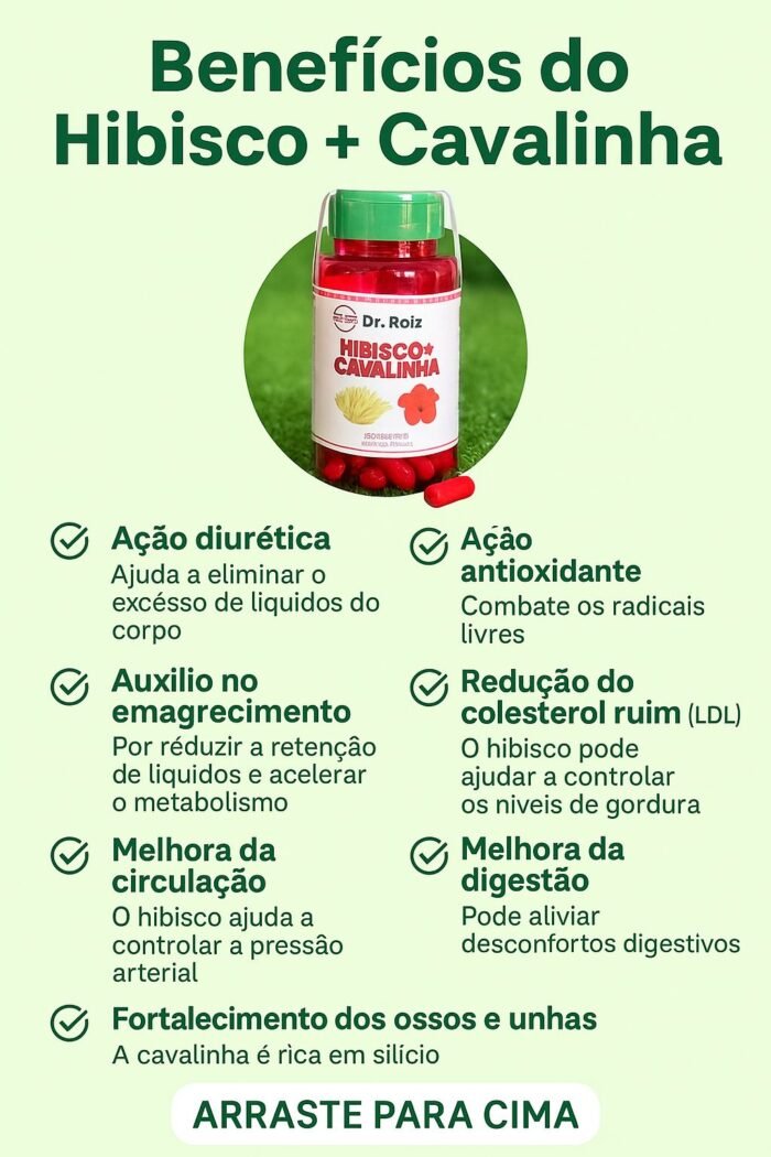 HIBISCO+ CAVALINHA 60CAPS