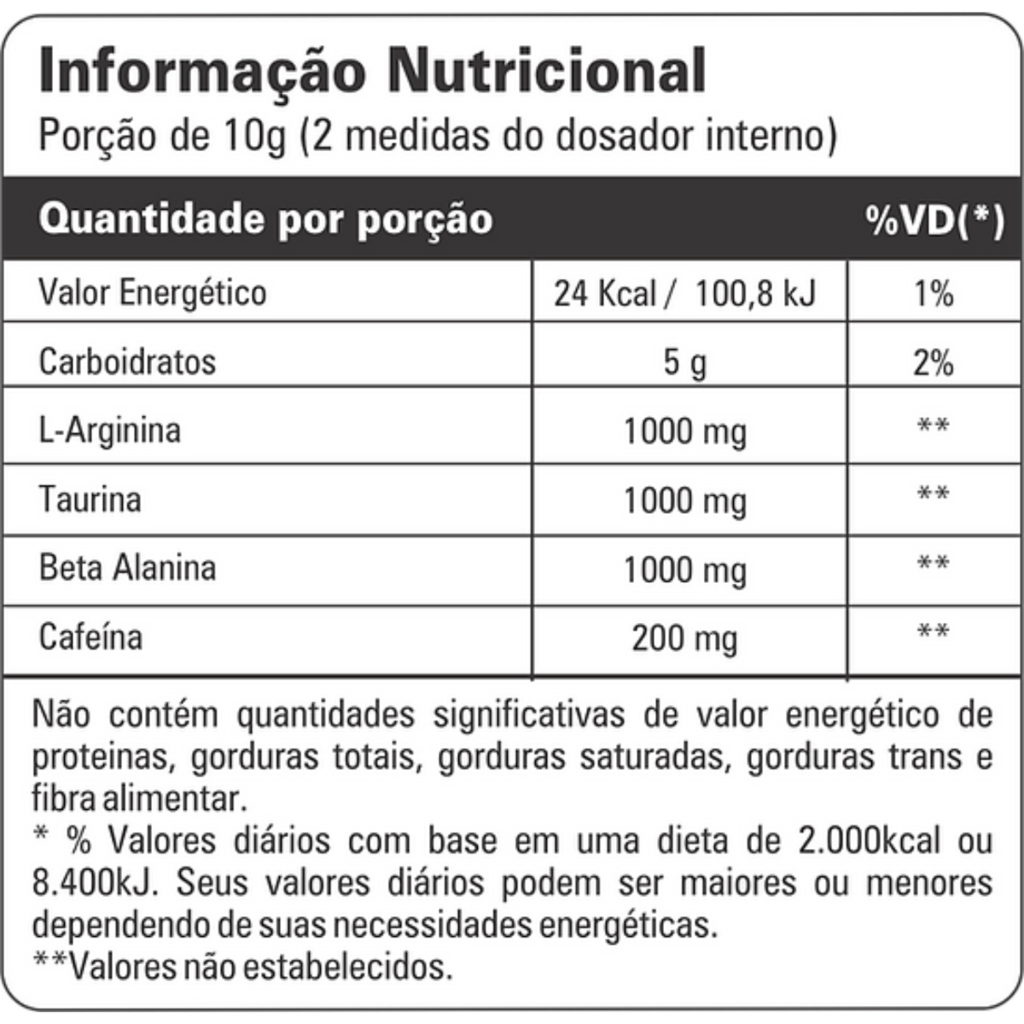 FIRE UP 200G PRE WORKOUT - Imagem 3