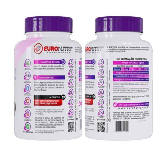 BIOTINA 60 CAPS - Imagem 2