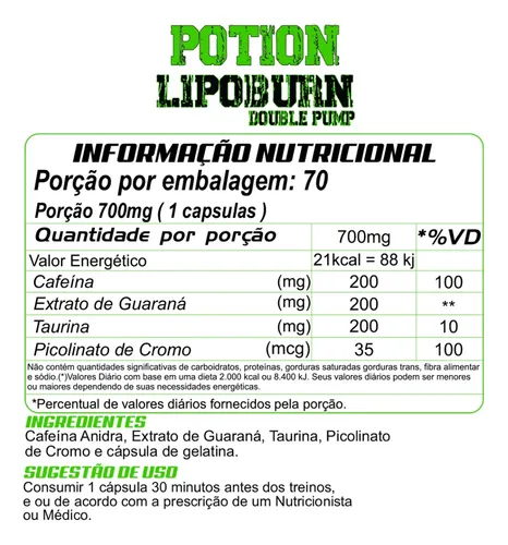 LIPOBURN DOUBLEPUMP 70CAPS - Imagem 2