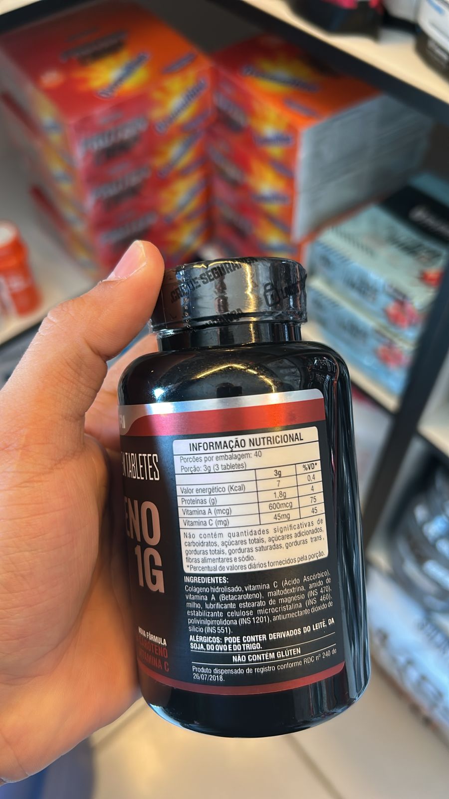 COLAGENO HIDROLISADO 120 TABLETES 1G - Imagem 2