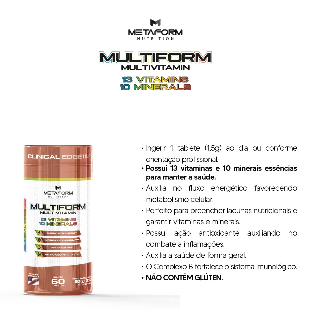 MULTIVITAMINICO 60 TABLETES - Imagem 3